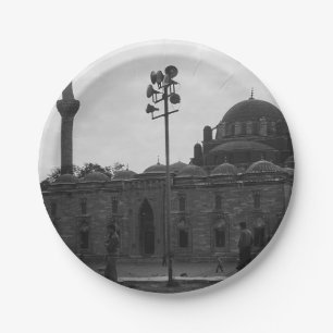 Prato De Papel Vintage Turkey Istambul Beyazit camii Mesquita Can