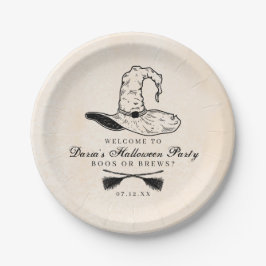 Prato De Papel Vintage Witch