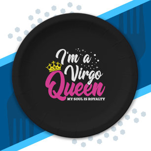 Prato De Papel Virgo Birthday Queen Astrology agosto setembro