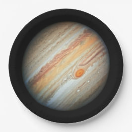 Prato De Papel Visão do Planeta Júpiter (Telescópio Hubble)