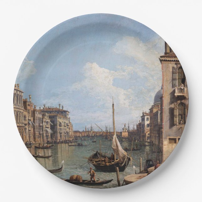 Prato De Papel Vista Canaletto do Grande Canal (Frente)