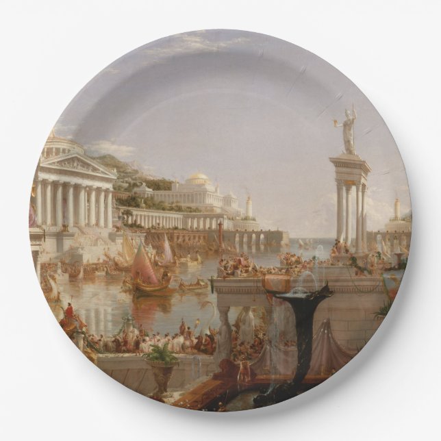 Prato De Papel Vista do Império Romano (Consumo do Império) (Frente)