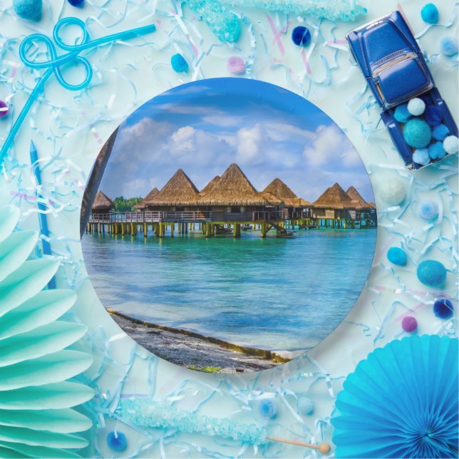 Prato De Papel Vivendo na água (Festa)