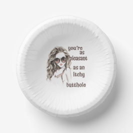 Prato De Papel Você é agradável