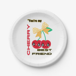 PRATO DE PAPEL VOCÊ É MEU MELHOR AMIGO.