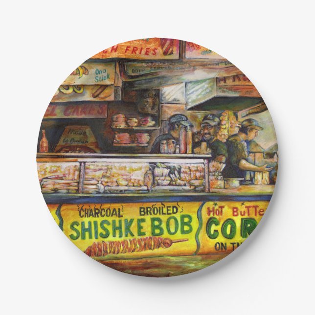 Prato De Papel Você não pode competir com isso (Frente)