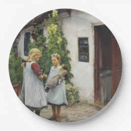 Prato De Papel Você Viu O Meu Gatinho? (por H.A. Brendekilde)