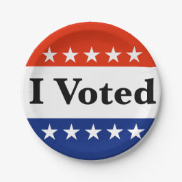 Prato De Papel Votei contra as eleições de 2024