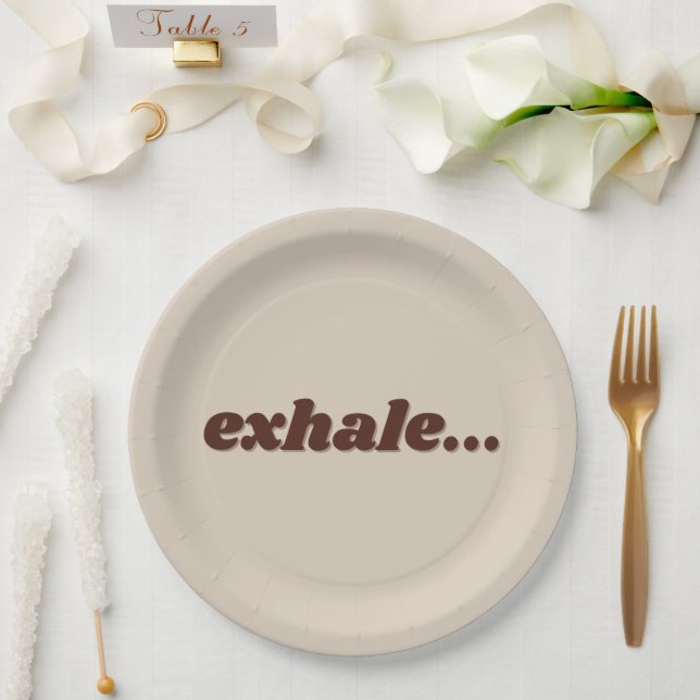 Prato De Papel Waiting To Exhale Luxe Paper Plates (Casamento)
