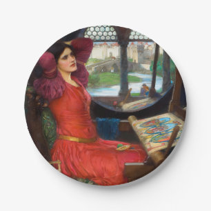 Prato De Papel Waterhouse Eu Estou Meio Doente de Sombras