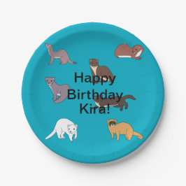 Prato De Papel Weels Birthday