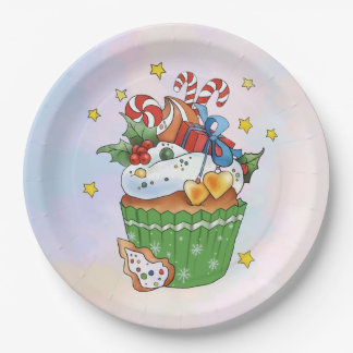 Prato De Papel Weihnachtsmuffin 