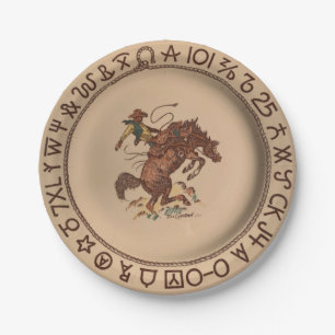 Prato De Papel Westward Go! - Placa