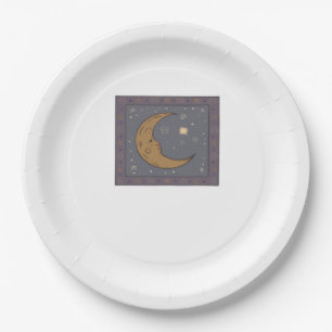 Prato De Papel Whimsigoth Moon Classic