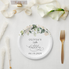 Prato De Papel White Flowers, Cream Flowers, Boho, Birthday