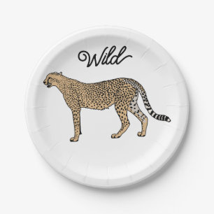 Prato De Papel Wild Custom Cheetah