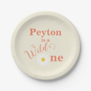 Prato De Papel Wild One Cream First Birthday