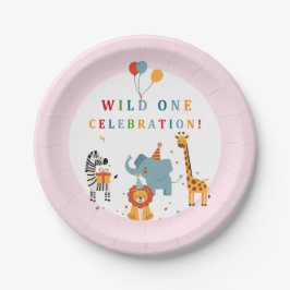 Prato De Papel Wild One First Birthday
