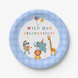 Prato De Papel Wild One First Birthday