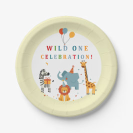 Prato De Papel Wild One First Birthday