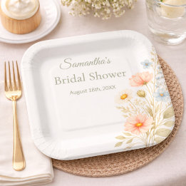 Prato De Papel Wildflower Garden Party Event