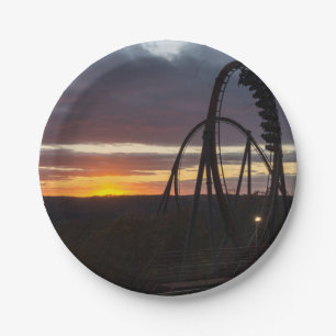 Prato De Papel Wilfire Sunset