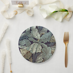 Prato De Papel William Morris Acanthus Wallpaper Folhas