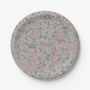 Prato De Papel William Morris Jasmine Flower Pattern