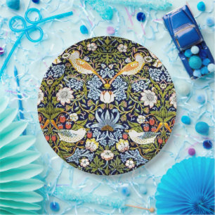 Prato De Papel William Morris - Ladrão de Morango