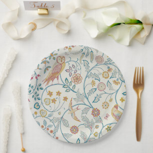 Prato De Papel William Morris - Owl e Berries