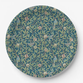 Prato De Papel William Morris "Pássaro e Romã"