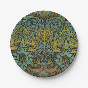 Prato De Papel William Morris Peacock Dragon Wallpaper