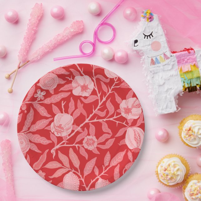 Prato De Papel William Morris - Pomegranato (Festa)