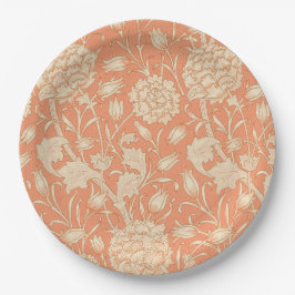 Prato De Papel William Morris - Wild Tulips - Floral Peach