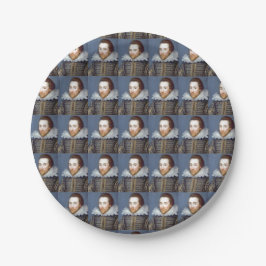 Prato De Papel William Shakespeare Theme Paper Plates