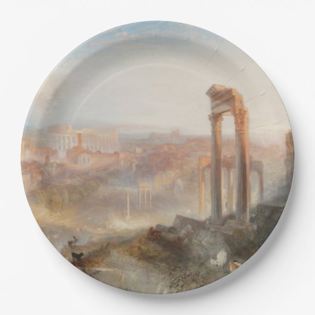 Prato De Papel William Turner British - Modern Roma-Campo Vaccino (Frente)