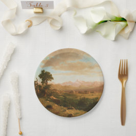 Prato De Papel Wind River Country - Albert Bierstadt