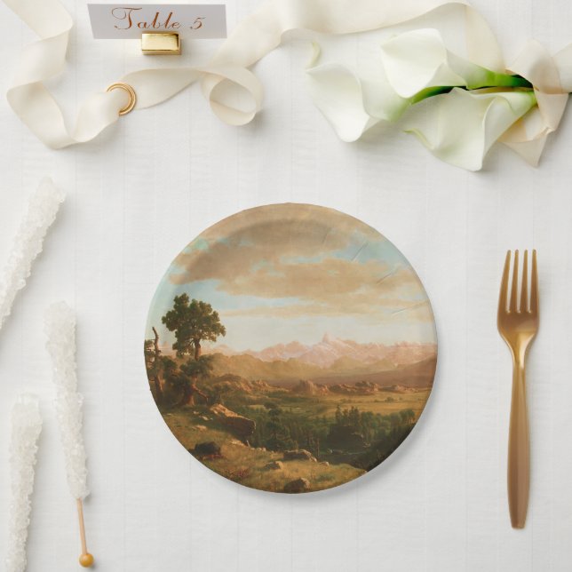 Prato De Papel Wind River Country - Albert Bierstadt (Casamento)