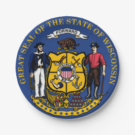 Prato De Papel Wisconsin
