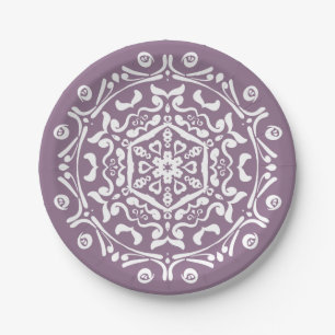 Prato De Papel Wisteria Mandala