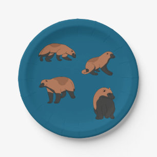 Prato De Papel Wolverines