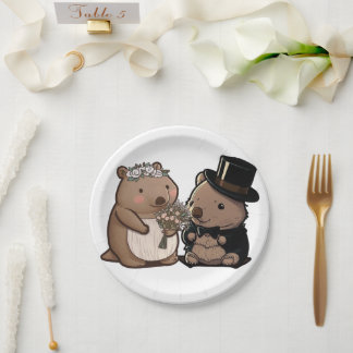 Prato De Papel Wombat Wedding