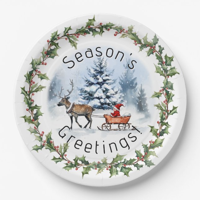 Prato De Papel Wonderland (Frente)