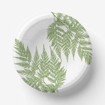 Woodland Fern Frontes De Papel De Silhuette