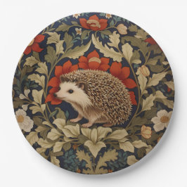 Prato De Papel Woodland Hedgehog William Morris Inspirou
