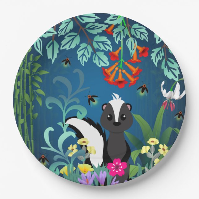 Prato De Papel Woodland Skunk (Frente)