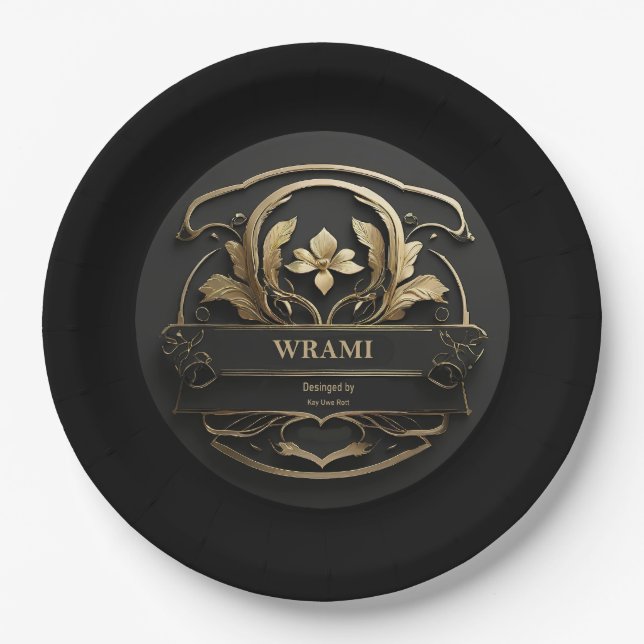 Prato De Papel Wrami Logo, Designed by Kay Uwe Rott (Frente)