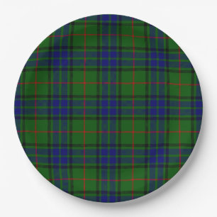 Prato De Papel Xadrez azul-tartan Lauder