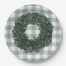 Xadrez Boxwood Wreath Farmhouse Style Trendy Party
