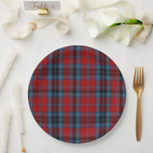 Prato De Papel Xadrez Clan MacTavish Tartan